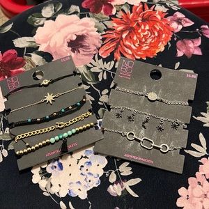 No Boundaries Assorted Bracelets. 2 sets. Will be sold together